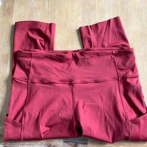 Lululemon fast and free high ride crop 12